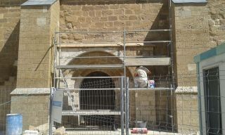 Restauración de contrafuertes y entrada lateral  de la Iglesia Parroquial de Osorno la Mayor, Palencia