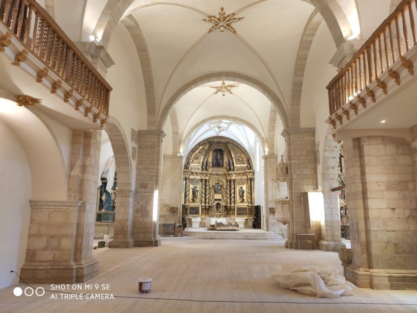 Iglesia de Sta. Ana durante la remodelación