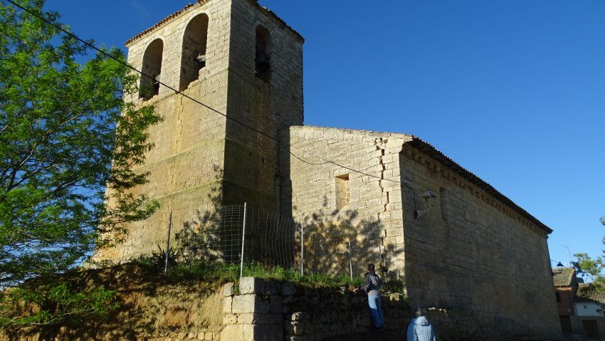 Iglesia de Amayuelas de Abajo antes de al intervención