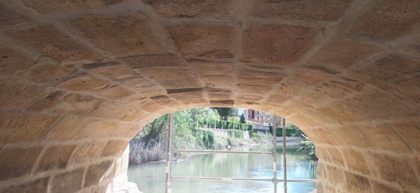 Puente Portazgo, Aguilar de Campoo Detalle restaurado