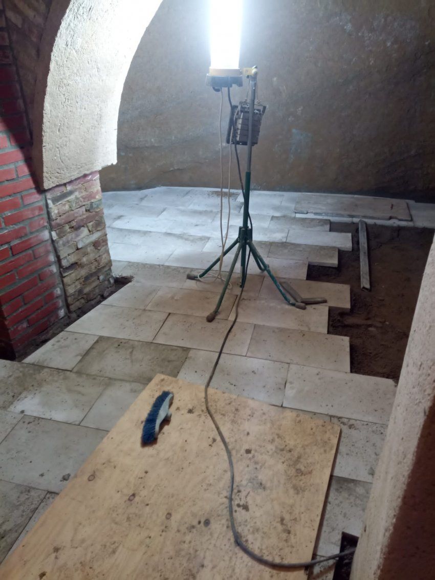 Proceso de intervención en bodega de Támara de Campos