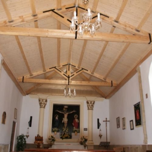 Restauración cubierta de madera en la Ermita de Cubilla de Cerrato
