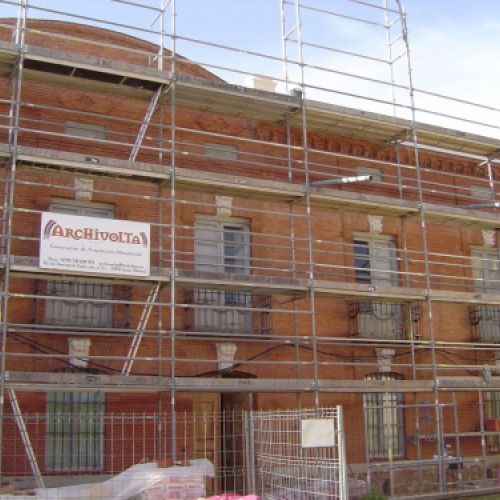 Fachada de la Fundación Mª Josefa en Frechilla