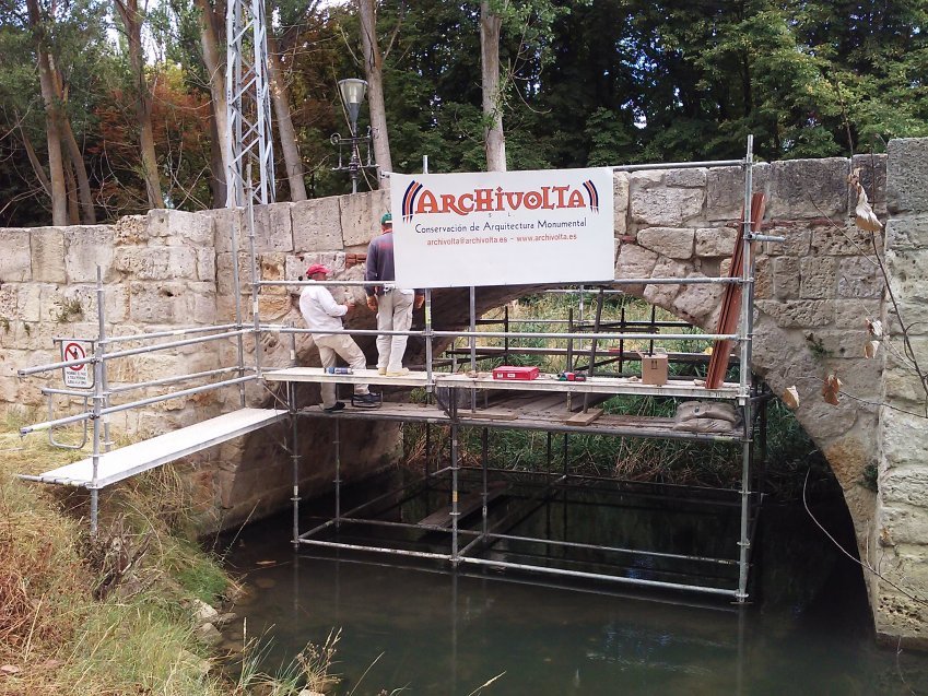 Restauración puente Archivolta Restauración puente Archivolta